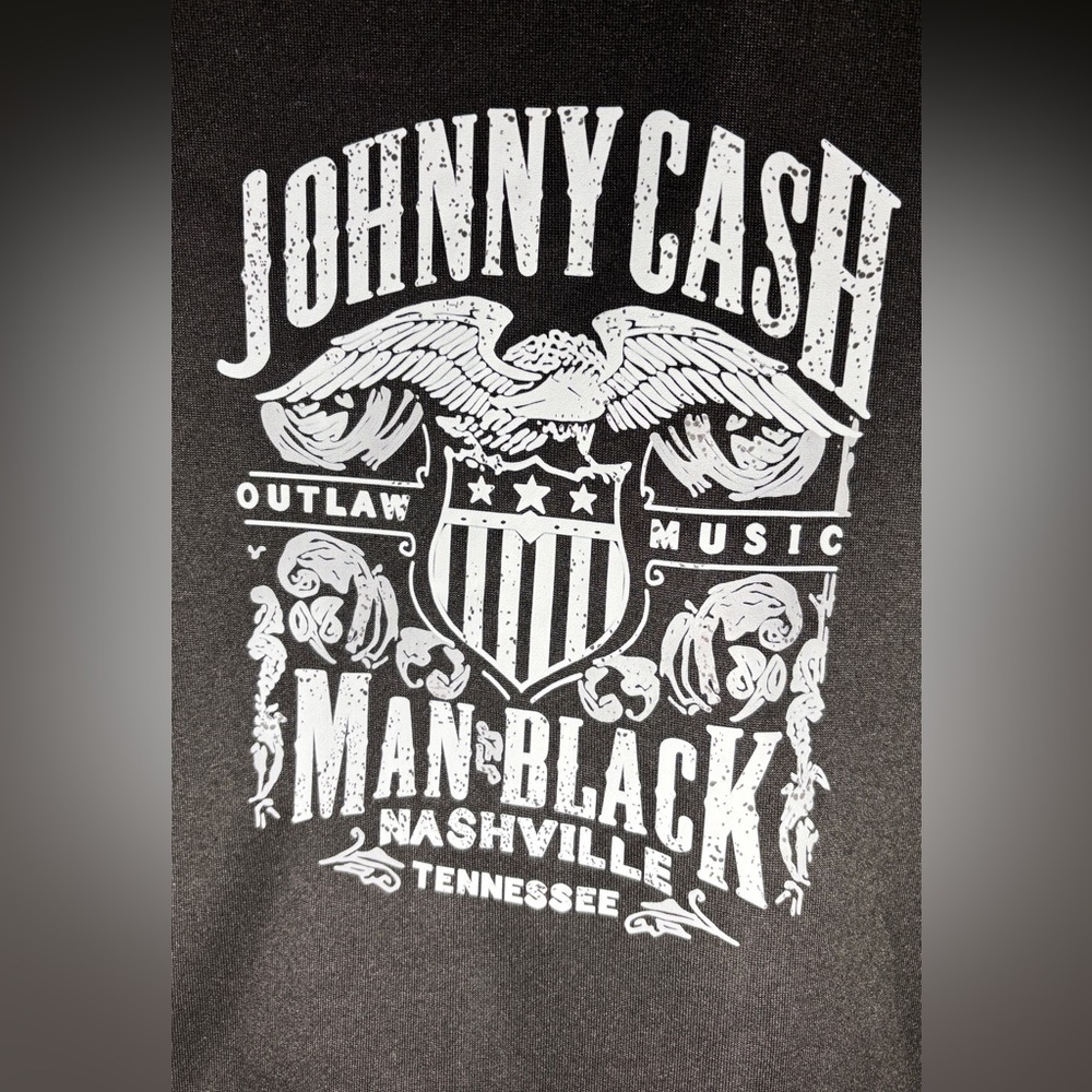 Johnny Cash Black Graphic sweatshirts size XL